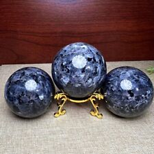 1pc Natural spectrolite Ball Quartz Crystal Sphere Reiki Healing 55mm picture