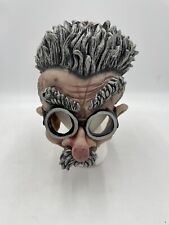 VTG 2002 Disguise Inc Half Mask Mad Scientist Exposed Brain Goggles Halloween picture