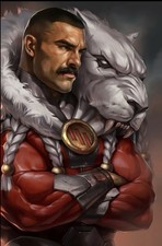 Invincible Battle Beast #10 Sinyukhina NYCC Thragg Virgin Variant Presale 10/25 picture