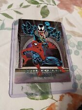 1992 Marvel Masterpieces  #4-D Battle Spectra SPIDER-MAN VS VENOM picture