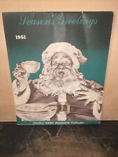 1951 Sealtest Dairy Products Wall Calendar & Recipes picture