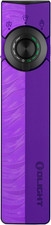 EDC Flat Flashlight Rechargeable Pocket Light Nebula Violet Cool White picture