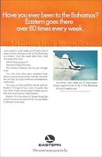 1967 EASTERN Airlines Boeing 727 ad airways advert BAHAMAS 80 times every week picture