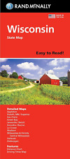 Rand Mcnally Easy to Read: Wisconsin State Map - NEW picture
