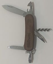 Victorinox Delemont Evowood Evolution 10 85MM Swiss Army Knife wood scales EDC picture