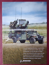 2/2010 PUB BOING US ARMY AVENGER STINGER MISSILE AMWS ORIGINAL AD picture