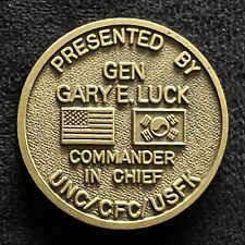 US Forces Korea CFC UNC General Gary Luck Commander in Chief Challenge Coin picture