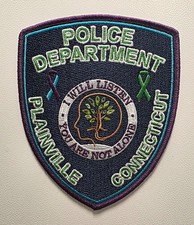 Plainville Connecticut Police Mental Health Suicide Awareness Patch picture