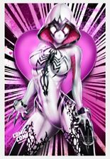 JAMIE TYNDAL SYMBIOTE COSPLAY VARIANTS SIGNED WITH COA, gwenom, carnage, venom picture