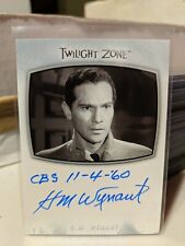 2020 Twilight Zone Archives H.M. Wynant AI-17 Inscription Autograph Card*11-4-60 picture