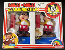 RARE VINTAGE NEW 1977 Disney LJN Mickey Mouse Club Communication Intercom Set picture