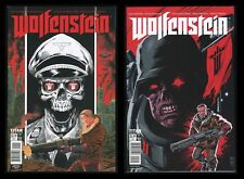 Wolfenstein Comic Set 1-2 Lot A Titan 2017 based on WW2 FPS Video Game Nazis 1st picture