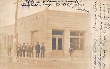 RPPC Belmont Illinois GEO. E. GILDISON BANK 1907 UDB Postcard picture
