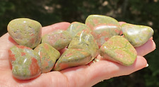 1 Tumbled Natural Unakite Pocket Stone Reiki Wicca Protection Healing 27416E picture