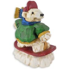 Christmas David Frykman Pauly Faster is Better Polar Bear Figurine Vintage 2001 picture