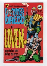 1983 EAGLE COMICS JUDGE DREDD #1 1ST APP OF JUDGE DEATH HIGH GRADE NORWAY picture