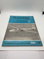July 1965 Vintage Aviation Magazine - Soaring - Journal Of Soaring Society. picture