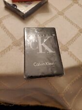 Rare Calvin Klein NOS Black Playing Cards Sealed in Plastic - Vintage 1990's picture