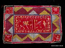 Indian vintage banjara handmade ethnic tribal rabari antique kutchi pillow 101 picture
