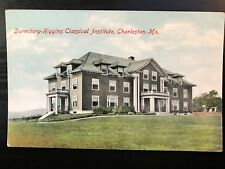 Vintage Postcard 1909 Higgins Classical Institute Dormitory Clarleston Maine picture