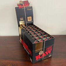 RAW Classic Black Cones 1 1/4 Size 6pk Full Box ~ Sealed 192 Cones picture