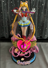 Japanese Anime Sailor Moon Usagi Tsukino Figure Statue Light Up Model Decor Gift picture