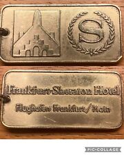 Frankfurt Sheraton Hotel Germany Chunky Brass Hotel Room Key picture