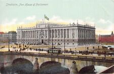 New House of Parliament, Stockholm, Sweden, Early Postcard, Used in 1927 picture