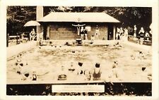 Camp Dellwood California 1937 RPPC Real Photo Postcard Indpls Girl Scout Camp picture