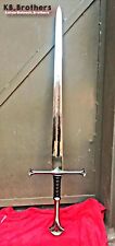 Custom Handmade Carbon Steel Blade ANDURIL Sword | LOTR Sword-38-inches. picture