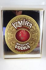 Vintage Izmira Vodka Beer Alcohol Mirror Bar Sign Man Cave Decor 16 x 13 inches picture