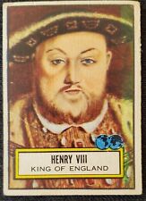 1952 King Of England Henry VIII Topps Look N See Card #132 picture