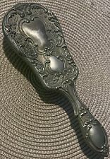 Vintage Beautiful  Victorian Styled Hair Brush W/ Flowing Design 8 1/4”Long picture