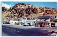 RUFUS, OR Oregon ~ Roadside DINTY'S CAFE & GAS ~c1950s Sherman County Postcard picture