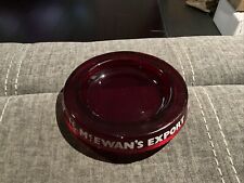 Vintage McEwan’s Export  Red Glass Ashtray picture