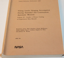 Vintage 1981 NASA Viking Lander Imaging Investigation Vol II Photos PB picture