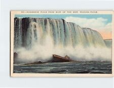 Postcard Horseshoe Falls From Maid Of The Mist Niagara Falls Canada USA picture