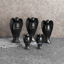 Shungite Angel Statue | Electromagnetic Field Protection|Home Protection Crystal picture