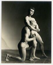 Spartan Of Hollywood 1950 Gay Physique Photo Bob John & Bob Rome Beefcake Q7921 picture