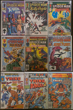 Marvel Team-Up Two-in-One X-Men Lot of 9 Kitty Pryde Alpha Flight #150 Bronze picture