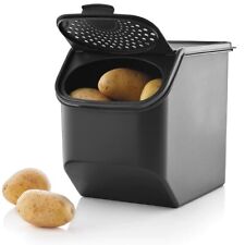 NEW TUPPERWARE Potato Smart Container Produce Keeper Black 5.5L -  picture