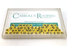 Vintage Carroll's Roofing Company Puzzle Brain Teaser Advertising Chicago Il #E1 picture