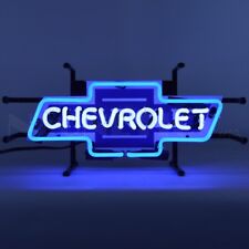 Chevrolet Bowtie Junior Light Car Garage Banner Neon Sign 17