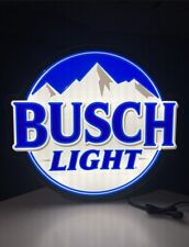 New Busch Light Beer LED Iconic Sign Not Neon Budweiser Man Cave Bar Bud picture