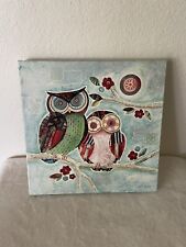 Lori Siebert Hand painted Giclee On Canvas With Owls picture