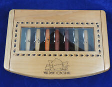 Walt Disney Concert Hall Wood Pen in Inlaid Display Case Set Music Notes picture