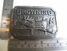 1977 Indiana Metal Craft BROWNING Hunting/Wildlife Related Buckle  BIS picture