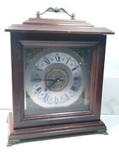 Vintage Bulova Temple University College Mantle Clock W/ Westminster Chimes picture