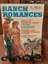 Vintage Ranch Romances Pulp Fiction May 1967 Vol. 219 #2 VG Fantasy Westerns picture