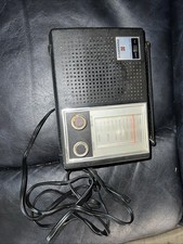 Vintage analog PANSONIC MODEL R-1597 TRANSISTOR AM RADIO WORKING No Batt Cover picture